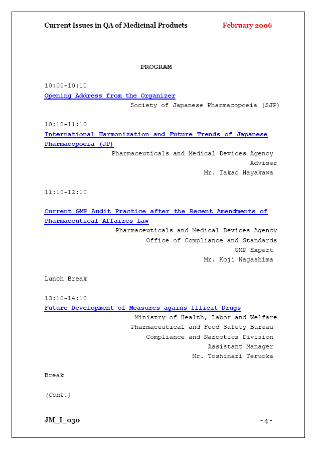 Current Issues in QA of Medicinal Products 2006 (Enterprise-wide Use License)