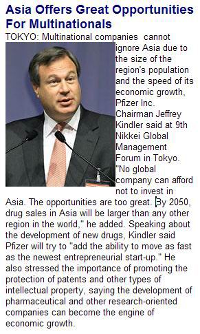 Pfizer Chairman J. Kindler